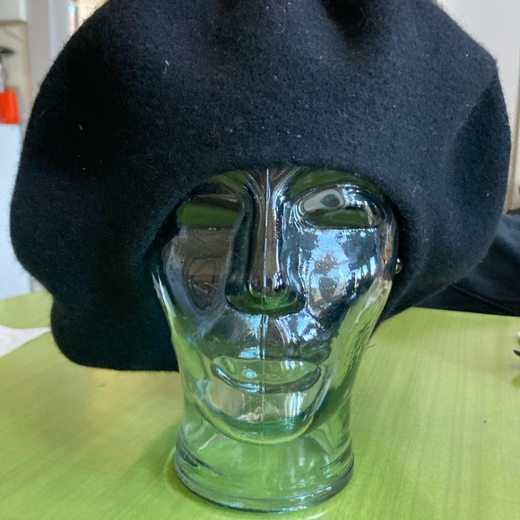 LOT of Three black wool berets. all 100% wool. - Picture 1 of 11